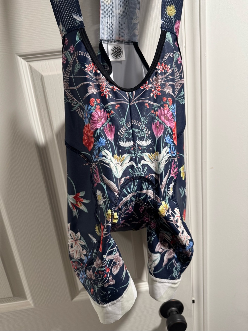Ostroy Floral Navy Cycling Bib Lg
